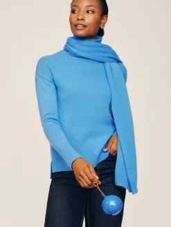 J.McLaughlin Ailia Cashmere Scarf JMCBlue Fashion
