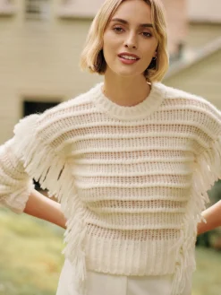 J.McLaughlin Aleksandra Sweater Ivory Sale
