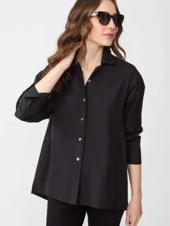 J.McLaughlin Alexis Shirt Black Clearance