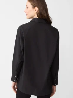 J.McLaughlin Alexis Shirt Black Clearance
