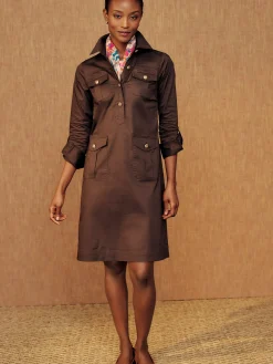 J.McLaughlin Amber Dress Chocolate Online