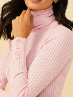 J.McLaughlin Arlette Turtleneck Peony Fashion
