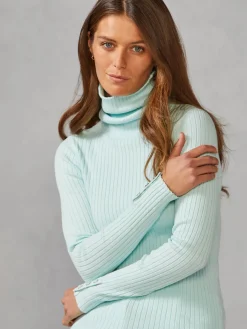 J.McLaughlin Arlette Turtleneck Aquamarine Sale