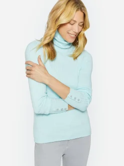 J.McLaughlin Arlette Turtleneck Aquamarine Sale