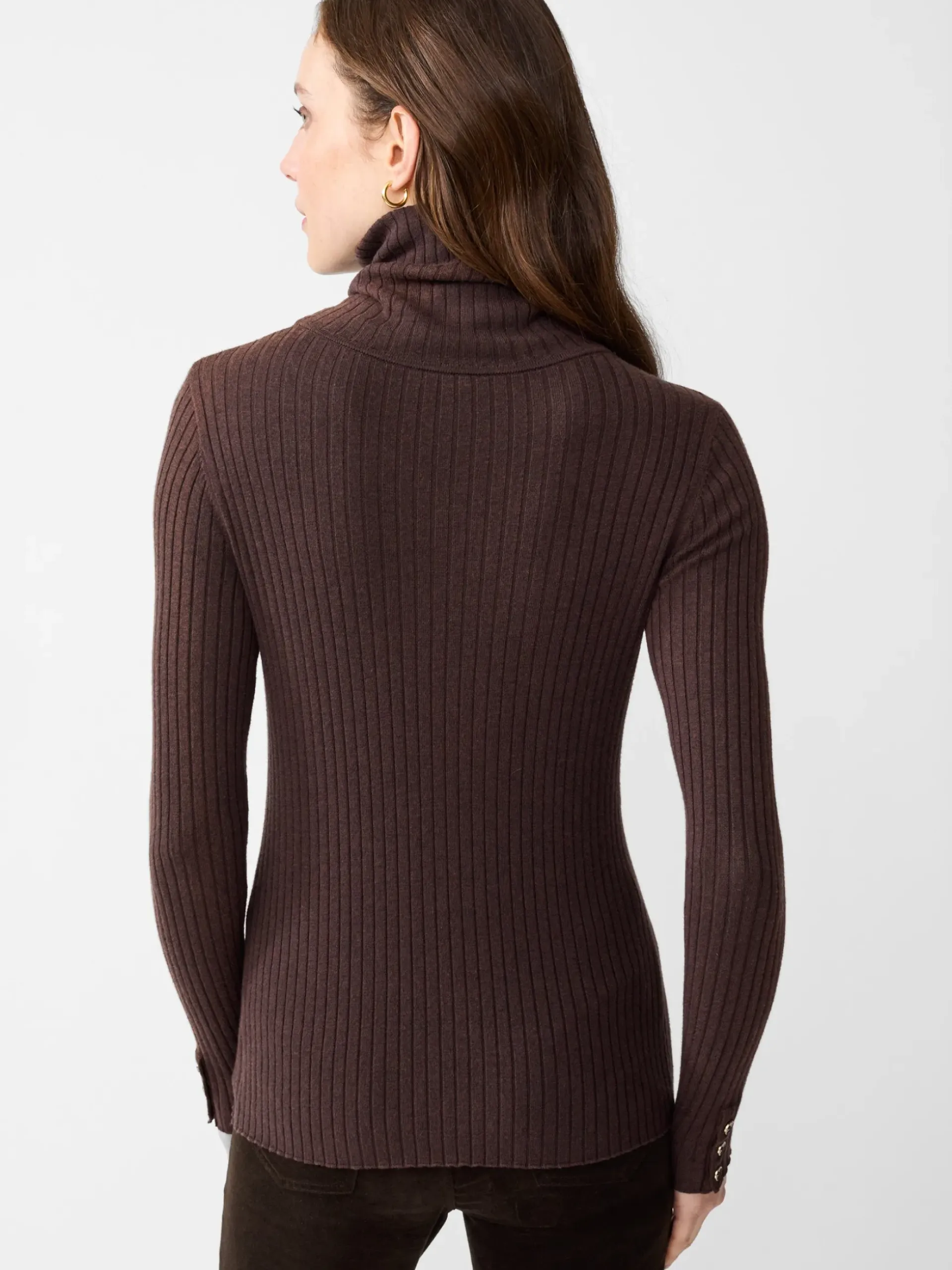J.McLaughlin Arlette Turtleneck Brown Sale