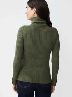 J.McLaughlin Arlette Turtleneck OliveGreen Online