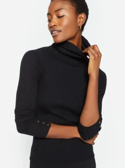 J.McLaughlin Arlette Turtleneck Black Sale