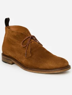 J.McLaughlin Baltis Suede Chukka Boot Cognac Fashion