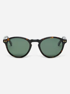 J.McLaughlin Bartleby Sunglasses DarkTortoise/Green Hot