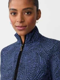 J.McLaughlin Bedford Dress in Ink Dot Navy/DarkBlue Sale