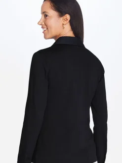 J.McLaughlin Betty Shirt Black Hot