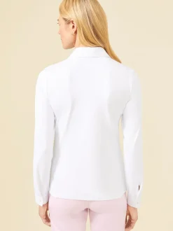 J.McLaughlin Betty Shirt White Discount