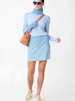J.McLaughlin Briana Skort in Splendor Link Blue/LightBlue/OffWhite Online