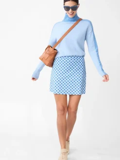 J.McLaughlin Briana Skort in Splendor Link Blue/LightBlue/OffWhite Online