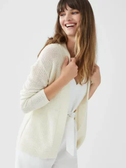 J.McLaughlin Bristol Cardigan EgretWhite Outlet
