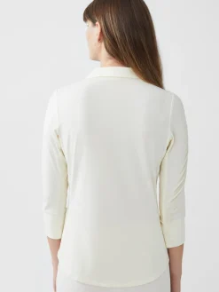 J.McLaughlin Brynn Lyford Jersey Shirt OffWhite Clearance