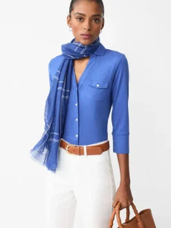 J.McLaughlin Brynn Lyford Jersey Shirt Inky Hot