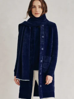 J.McLaughlin Cabana Scarf Navy Sale