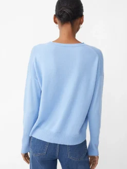 J.McLaughlin Caitie Cashmere Sweater SoftBlue New