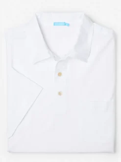 J.McLaughlin Callahan Cotton Polo white Online