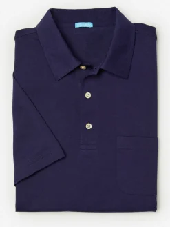 J.McLaughlin Callahan Cotton Polo Navy Online