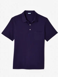 J.McLaughlin Callahan Cotton Polo Navy Online