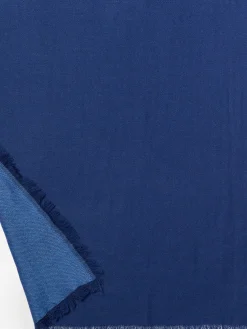 J.McLaughlin Carey Cashmere Scarf Navy/JMCBlue Clearance