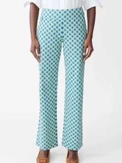 J.McLaughlin Carmel Pants in Splendor Link Blue/Green Fashion