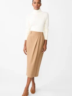 J.McLaughlin Carolina Skirt Khaki Hot