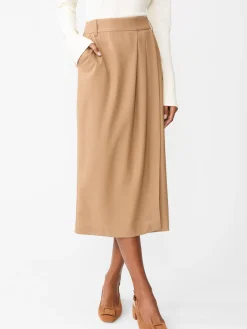J.McLaughlin Carolina Skirt Khaki Hot