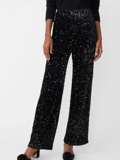 J.McLaughlin Carter Sequin Pants Black Fashion