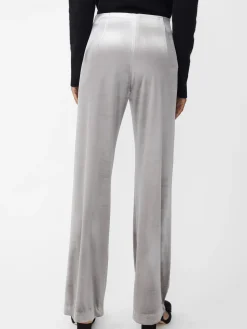 J.McLaughlin Carter Velvet Pants SilverGrey Hot