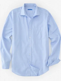 J.McLaughlin Club Classic Fit Shirt Blue Fashion