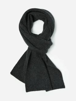 J.McLaughlin Colton Cashmere Scarf DarkGrey Discount