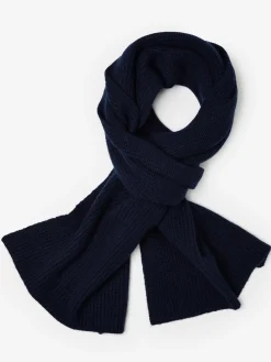 J.McLaughlin Colton Cashmere Scarf Navy Clearance