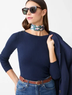 J.McLaughlin Della Sweater Navy Sale