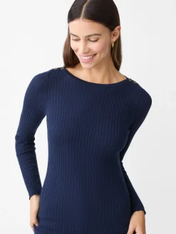 J.McLaughlin Della Sweater Navy Sale