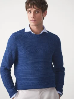 J.McLaughlin Dennis Sweater Indigo Best
