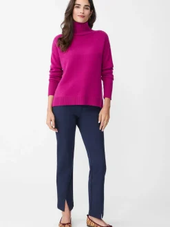 J.McLaughlin Dina Cashmere Turtleneck Violet Discount