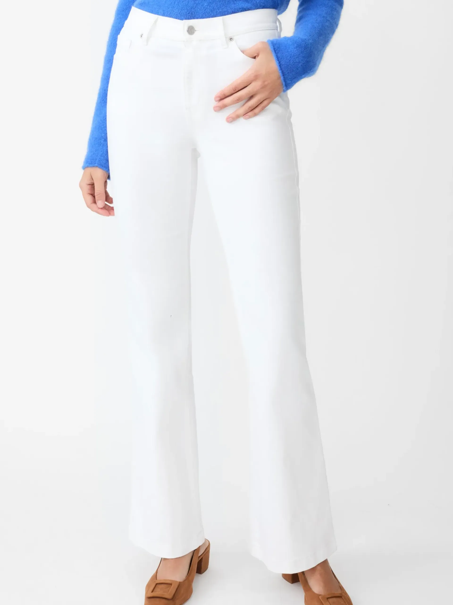 J.McLaughlin Domino Jeans White Fashion