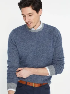 J.McLaughlin Dunkeld Sweater Navy/Gray New