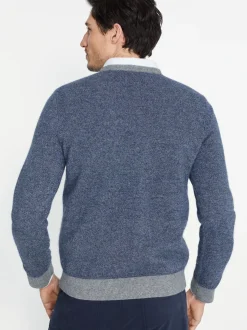 J.McLaughlin Dunkeld Sweater Navy/Gray New