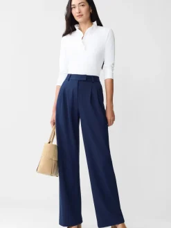 J.McLaughlin Durham Ruffle Top white Discount