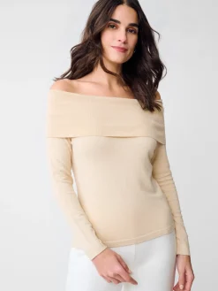 J.McLaughlin Evrima Sweater HeatherOatmeal Best