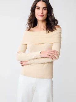 J.McLaughlin Evrima Sweater HeatherOatmeal Best