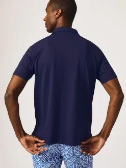 J.McLaughlin Fairhope Performance Polo Navy New