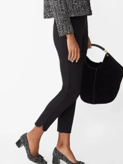 J.McLaughlin Feodora Heels in Tweed Black/Gray New