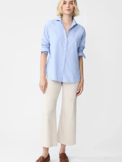J.McLaughlin Finn Shirt Blue Fashion