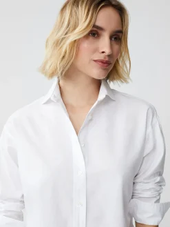 J.McLaughlin Finn Shirt White Sale