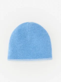 J.McLaughlin Giulia Cashmere Beanie MediumBlue/LightHeatherBlue Hot